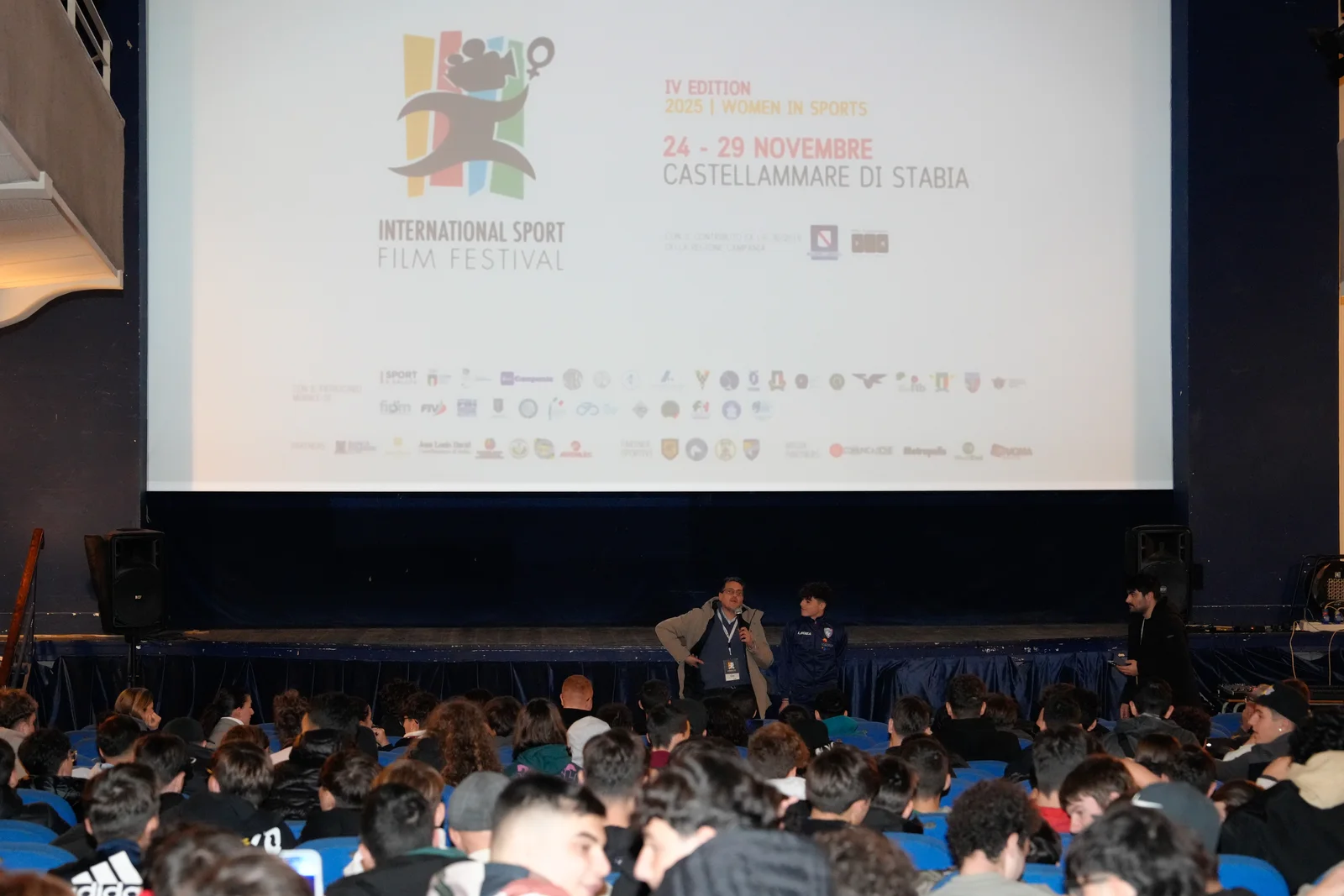 Il pubblico e un incontro al Festival 2025 al Supercinema