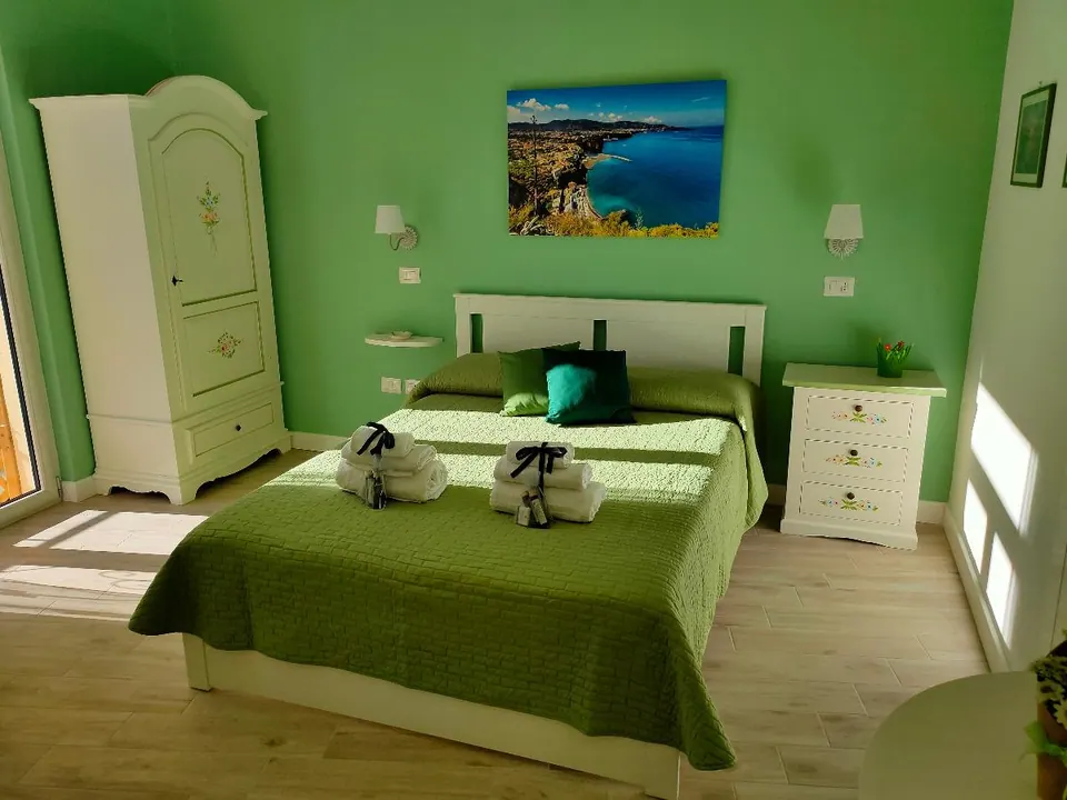 Camera verde del B&B Il Vialetto