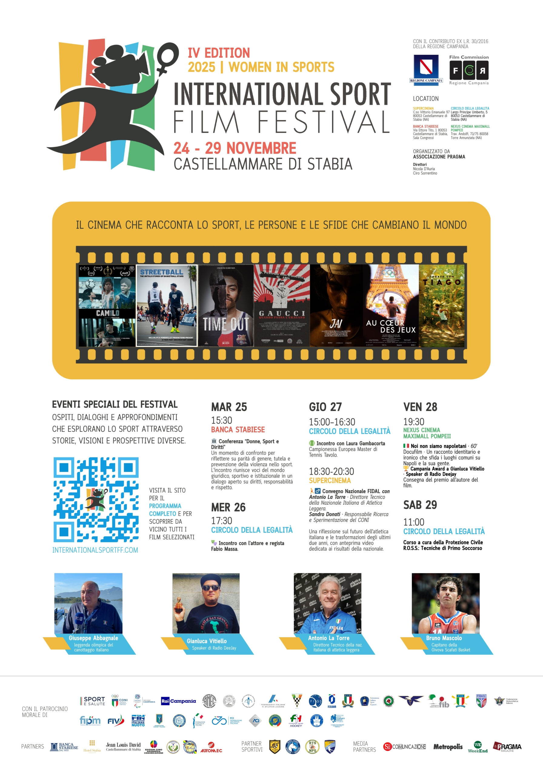 The International Sport Film Festival returns to Castellammare
